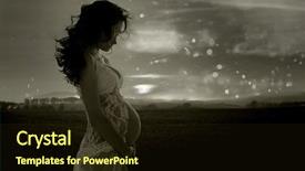  Presentation with fine art - Cool new slides with fine art portrait backdrop and a  colored foreground