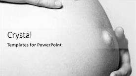  Presentation with fine art - Presentation with fine art studio photo of young pregnant woman background and a white colored foreground