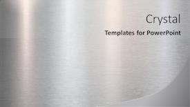  Presentation with brushed metal - Amazing theme having fine-brushed-metal-steel backdrop and a light gray colored foreground