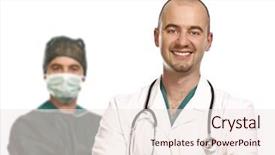  Presentation with surgery - Audience pleasing PPT theme consisting of diseasebackground only - fine close up portrait backdrop and a sky blue colored foreground