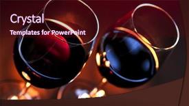  Presentation with wine - Amazing PPT layouts having fine day - two wineglasses with red wine backdrop and a wine colored foreground