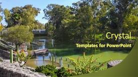  Presentation with baptism - Amazing presentation design having fine-warm-sunny-february-day backdrop and a tawny brown colored foreground