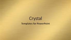  Presentation with gold - Presentation theme featuring finely brushed gold as background background and a yellow colored foreground