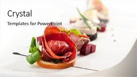  Presentation with sauce - PPT theme having beautiful background of the water surface photo of an abstract texture background and a light blue colored foreground