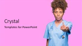  Presentation with doctor african - Slides having finger impolite and rude fuck background and a white colored foreground