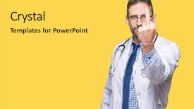  Presentation with young man wearing a hat - Amazing PPT layouts having finger impolite and rude fuck backdrop and a yellow colored foreground