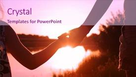  Presentation with holding hands - Audience pleasing PPT layouts consisting of finger lakes - hands of holding each other backdrop and a  colored foreground