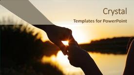  Presentation with hands holding - Cool new slides with finger lakes - hands of holding each other backdrop and a  colored foreground