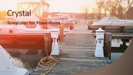  Presentation with new york university - Theme featuring finger lakes - marina on lake cayuga background and a lemonade colored foreground