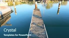  Presentation with harlem new york - Amazing presentation design having finger lakes - marina on lake cayuga backdrop and a ocean colored foreground