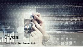  Presentation with safe medicine - Amazing slides having finger padlock - woman open safe backdrop and a soft green colored foreground