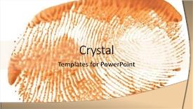  Presentation with foundation - Colorful PPT layouts enhanced with finger print - beige tone cream foundation makeup backdrop and a lemonade colored foreground