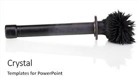  Presentation with fingerprints - Amazing PPT theme having finger print - brush for fingerprints isolated backdrop and a white colored foreground