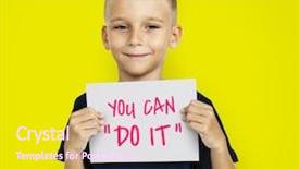  Presentation with finger - Beautiful presentation theme featuring finger smiley valentine's day backdrop and a black colored foreground