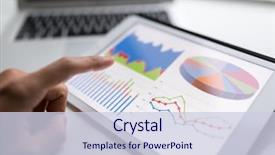  Presentation with finger - Amazing presentation theme having finger touch on digital tablet backdrop and a lemonade colored foreground