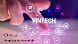  Presentation with web technology - Slide set enhanced with finger-touching-tablet-with-web background and a lavender colored foreground