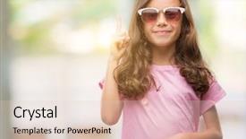  Presentation with questions question marks idea - Slides featuring finger with happy face number background and a  colored foreground