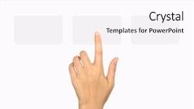  Presentation with administrative options - PPT layouts with man taking photo and smiling at camera on white background background and a sky blue colored foreground