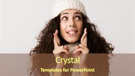  Presentation with good luck - Colorful slide deck enhanced with  backdrop and a  colored foreground