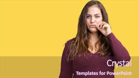  Presentation with lips mouth - Colorful presentation theme enhanced with fingers secret and silent backdrop and a wine colored foreground