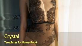  Presentation with sexy - Beautiful presentation design featuring fingures - fashion portrait of beautiful woman backdrop and a tawny brown colored foreground