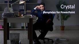  Presentation with task - PPT theme having finish important deliverable task background and a wine colored foreground