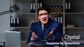  Presentation with task - PPT layouts consisting of finish important deliverable task background and a navy blue colored foreground