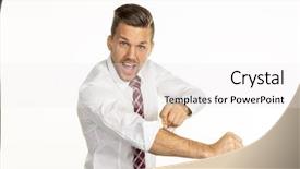  Presentation with lumpia spring rolls fried - Colorful slide set enhanced with finish strong - manager rolls up sleeves backdrop and a white colored foreground