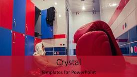  Presentation with locker room - Amazing PPT layouts having finish strong - tired man sitting backdrop and a crimson colored foreground