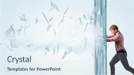  Presentation with finish strong - Presentation with dead trees with mysterious shadows in light purple colour concepts of halloween friday the 13th imaginary background and a light blue colored foreground.