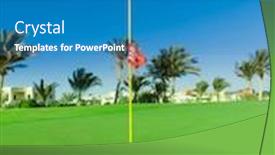  Presentation with course - Presentation theme consisting of finished course background and a teal colored foreground