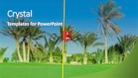  Presentation with course - Theme featuring finished course background and a teal colored foreground