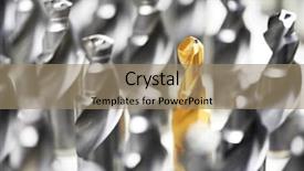  Presentation with drill - Slides consisting of heap of finished metal drill background and a coral colored foreground