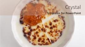  Presentation with milk - Cool new theme with finnish-cheese-leipajuusto-in-milk backdrop and a coral colored foreground