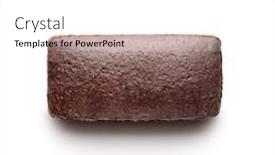  Presentation with bread - Amazing presentation design having finnish-rye-malt-bread-isolated backdrop and a white colored foreground