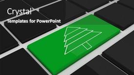  Presentation with fir tree - Colorful PPT layouts enhanced with fir-tree-against-black-keyboard backdrop and a dark gray colored foreground
