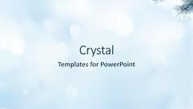  Presentation with winter landscape winter tree - Beautiful slides featuring fir tree branch winter backdrop and a sky blue colored foreground