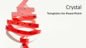  Presentation with christmas cars - Slide deck with fir tree for christmas card background and a  colored foreground