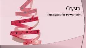  Presentation with christmas card - Colorful PPT theme enhanced with fir tree for christmas card backdrop and a  colored foreground