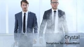  Presentation with fire alarm - PPT layouts with fire alarm in the office background and a light blue colored foreground