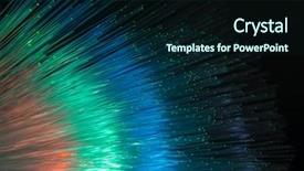  Presentation with proposal blue - PPT theme having fire cable - blue fiber optics background and a navy blue colored foreground