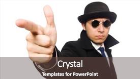  Presentation with fire detection - Amazing presentation theme having fire detection - man wearing black coat isolated backdrop and a tawny brown colored foreground