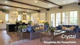  Presentation with fire door - Beautiful presentation theme featuring fire door - great room with wood floors backdrop and a violet colored foreground