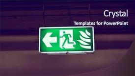  Presentation with fire - PPT layouts consisting of fire exit filtered image processed background and a wine colored foreground