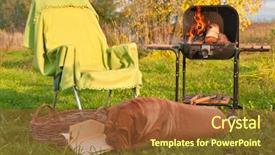  Presentation with kids reading book - Amazing slide deck having fire family - dog is reading a book backdrop and a  colored foreground