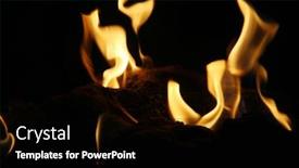  Presentation with flames - Audience pleasing PPT layouts consisting of fire-fire-and-flames-burning backdrop and a black colored foreground