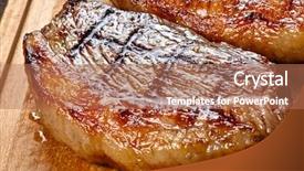  Presentation with beef - Beautiful PPT layouts featuring fire flames - picanha traditional brazilian beef cut backdrop and a coral colored foreground