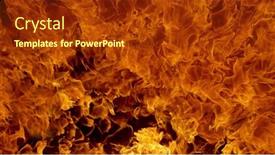  Presentation with black abstract - PPT layouts with fire-flames-abstract-background-isolated background and a tawny brown colored foreground