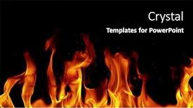  Presentation with black abstract - PPT layouts with fire-flames-on-black-background background and a black colored foreground