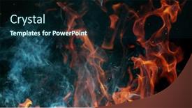  Presentation with black abstract - Slide set enhanced with fire-flames-on-black-background background and a wine colored foreground